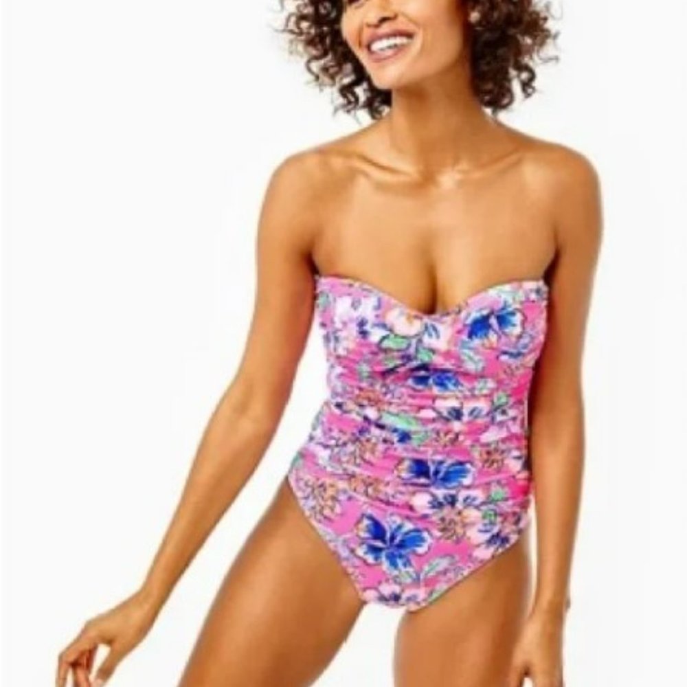 NWT:  Lilly Pulitzer Flamenco one piece swimsuit - size 6.